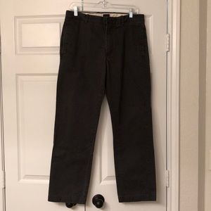 MENS JCrew Dark Grey Sz 32 x 30 Chinos